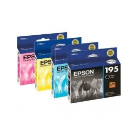 Tinta Epson T195 Ecotank Negro Cyan...