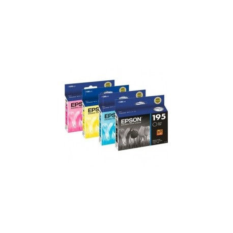 Tinta Epson T195 Ecotank Negro Cyan...