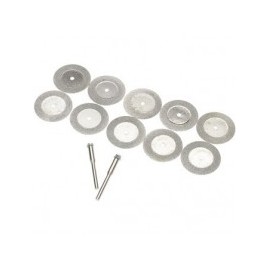 MagiDeal 10pcs 25mm Diamante Cortado Disco...