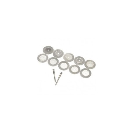 MagiDeal 10pcs 25mm Diamante Cortado Disco...