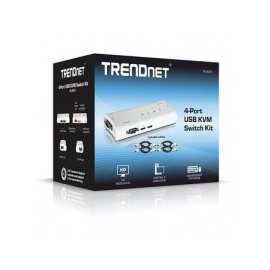 Nuevo Switch KVM Trendnet De 4 Puertos USB