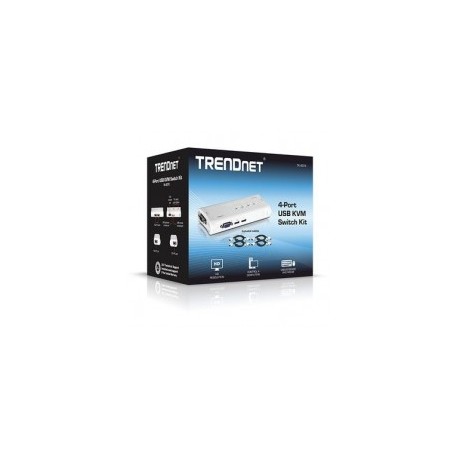 Nuevo Switch KVM Trendnet De 4 Puertos USB