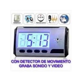 Camara Espia Alarma Reloj Despertador 32 Gb