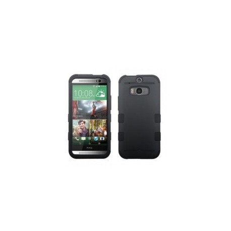 Funda Protector HTC One M8 Negro Mate...