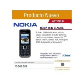 Celular Nokia N1680C-2 Para Compañia Telcel