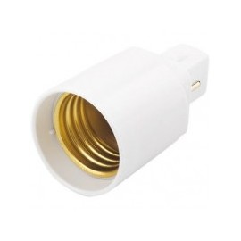 EH Adaptador convertidor Bombilla E27 G24