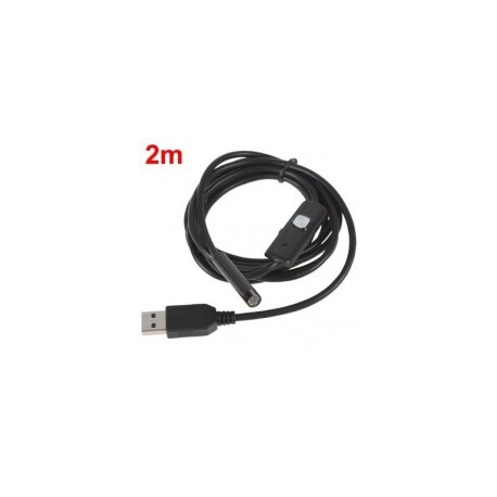 2m cable de la cámara a prueba de agua 6 LEDs